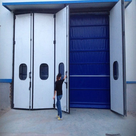 庫房工業(yè)折疊門